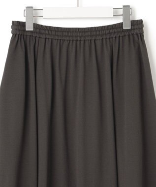 23区 【洗える】ライトピケジャージー フレアスカート グレー系