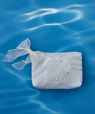 Maison de FLEUR シーシェルプリントポーチ