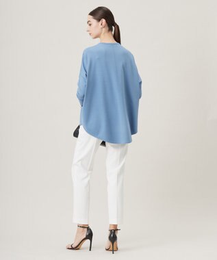 ICB L 【接触冷感・UVカット・透け防止・吸水速乾・洗える】 シェルタリングドライオックス スティックパンツ オフホワイト系