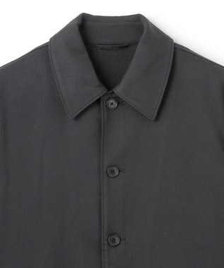 UNFILO MENS 【男女兼用】フラノライク ショートブルゾン [24年秋冬商品] チャコール グレー