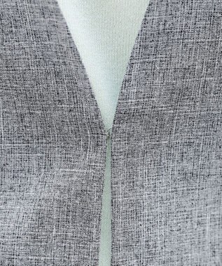 Tiaclasse 【洗える】  麻調半袖ジャケット グレージュ