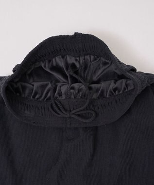 WEGO 【暖パンツ/SMLサイズ展開】裏ベロアシェフパンツ ブラック