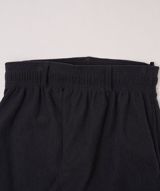 WEGO 【暖パンツ/SMLサイズ展開】裏ベロアシェフパンツ ブラック