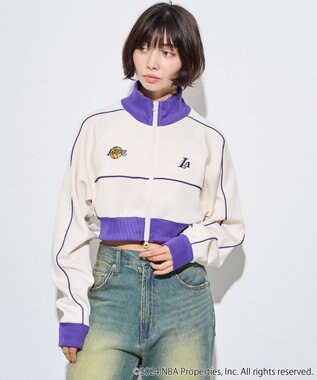 WEGO 別注NBAショートトラックジャケット オフホワイト
