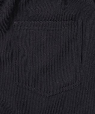 WEGO 【暖パンツ/SMLサイズ展開】裏ベロアシェフパンツ ブラック