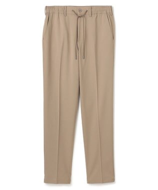 JOSEPH HOMME 新素材・新型【洗える/ストレッチ/ウエストゴム仕様】キャリーマンストレッチ ドロスト付ストレートパンツ / HOVE ベージュ系