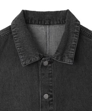 WEGO 【ユニセックス着用ITEM/MLサイズ展開】ワーカーズデニムベスト デニムブラックソノタ