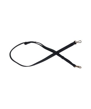 INTER-CHAUSSURES 【LORISTELLA】シュリンクレザーハンドバッグ ブラック