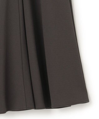 23区 【洗える】ライトピケジャージー フレアスカート グレー系