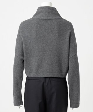 23区 【エステータ】クロスデザイン ニット グレー系