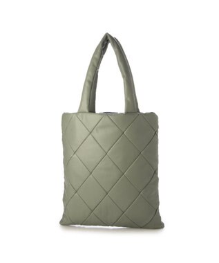 UNBILLION カシュカシュ cachecache / 合皮×ナイロンリバーシブルトート カーキ