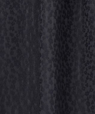 組曲 フラワージャカード フレアスカート ダークネイビー系