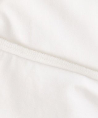 23区 【洗える】ナチュラルコットンベア タフタコンビ タンクトップ ホワイト系