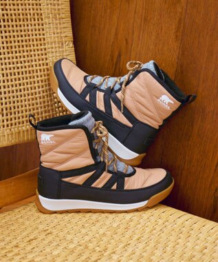 SOREL ウィットニー2プラス　レース　ウォータープルーフ Tawny Buff, Black