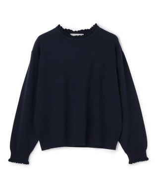 UNFILO フリルトリミング ニット