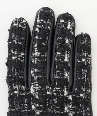 TOCCA 【数量限定・スマートフォンタッチ可能】TWEED GLOVES 手袋 ブラック系