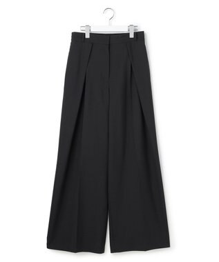 ICB L 【先行予約】ドライクールトロ クロスタックワイドパンツ ブラック