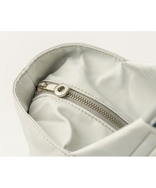 MIYABIYA La quoh with kirakaracho 南蛮七宝ベーシックプリント ミディアムトート 月白(ライトグレー)