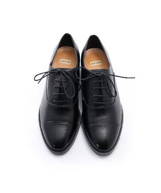 APOM イタリアンカーフ レースアップシューズ 40 ブラック