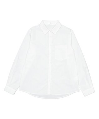 WEGO 【SCHOOLITEM】スクールシャツL／S ホワイト