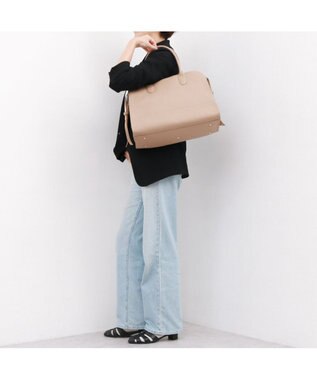 UNBILLION ペルケ perche / 牛革スクエアトート オーク