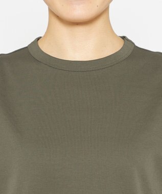 uncrave ダブルフェイスジャージー ワンピース カーキ