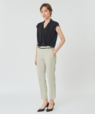 BEIGE， OLIVE / フレンチスリーブブラウス Black