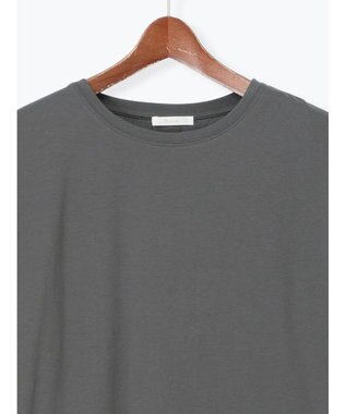 Te chichi 【泉 里香さん着用・Oggi.jp10/23掲載】シルケットロングスリーブTシャツ チャコールグレー