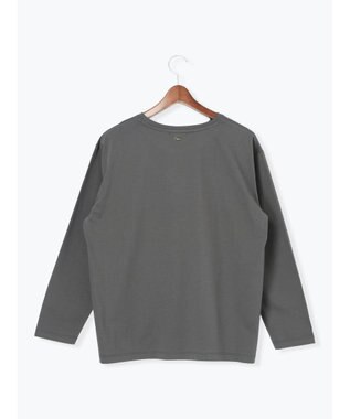 Te chichi 【泉 里香さん着用・Oggi.jp10/23掲載】シルケットロングスリーブTシャツ チャコールグレー