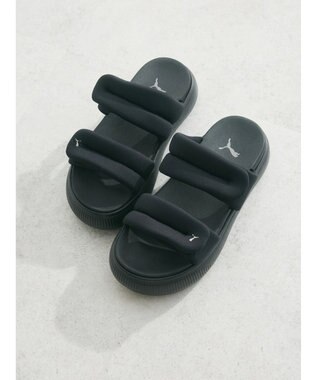 Green Parks ■PUMA Mayu Puffy Slides サンダル Black