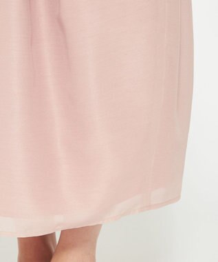 uncrave 【手洗い可】シャイニー シアー コクーンスカート（uncrave STANDARD） ピンク