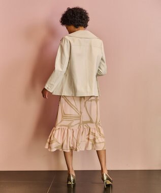 GRACE CONTINENTAL ラムレザーＰコート キナリ