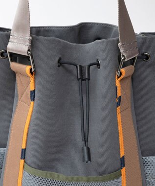 TRICOTE 【2WAY】ポケットメッシュトート / リュック 95GRAY