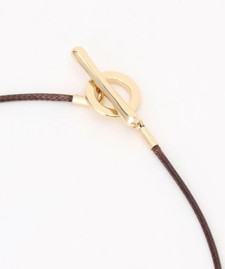 自由区 スクエアコード ネックレス ゴールド系