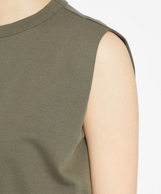 uncrave ダブルフェイスジャージー ワンピース カーキ