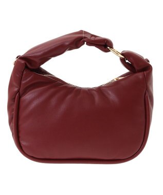 Green Parks ・ｃａｃｈｅ　ｃａｃｈｅ　メタルアクセントミニショルダー Bordeaux