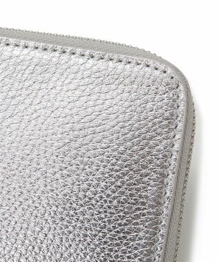 TOPKAPI 【新色追加】【TREASURE TOPKAPI】シュリンクレザー Lファスナー ミニ 財布 シルバー