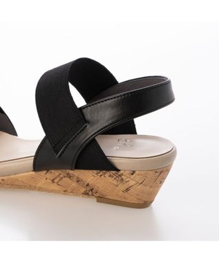 Riz raffinee <Riz raffinee>モチーフサンダル ブラック