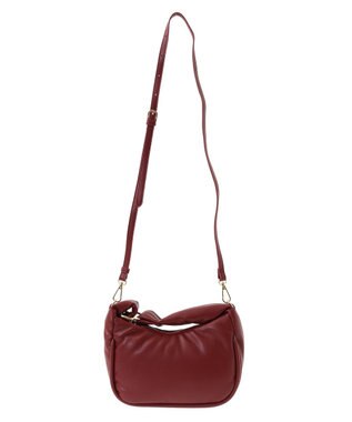 Green Parks ・ｃａｃｈｅ　ｃａｃｈｅ　メタルアクセントミニショルダー Bordeaux