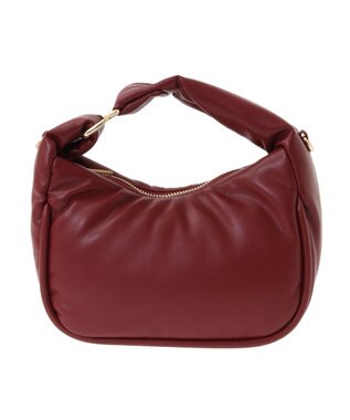 Green Parks ・ｃａｃｈｅ　ｃａｃｈｅ　メタルアクセントミニショルダー Bordeaux