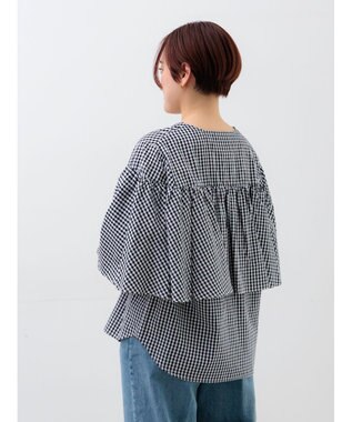 Te chichi ビッグフリルブラウス ブラック