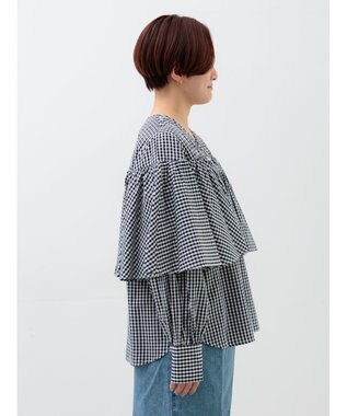 Te chichi ビッグフリルブラウス ブラック