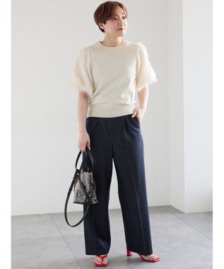 Te chichi シャギーバルーンスリーブニット ベージュ