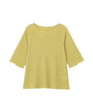 earth music&ecology ランダムヨウリュウカットプルオーバー Yellow