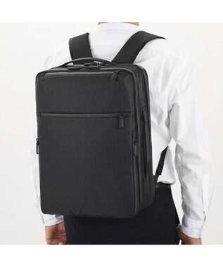 ACE BAGS & LUGGAGE ace. ガジェタブル ヘザー2 ビジネスリュック 2気室 19L 68294 エース ブラック