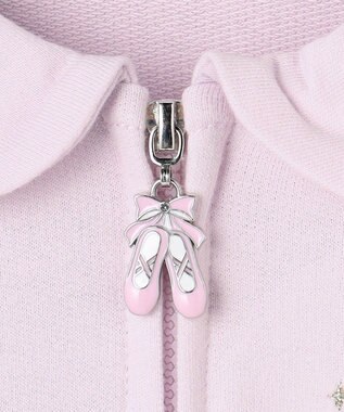 ANY KIDS ジップアップワンピース ラベンダー