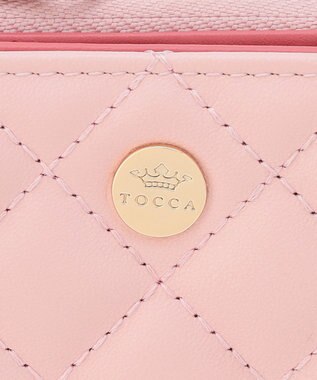 TOCCA TRACE PAVE BIFOLD WALLET 二つ折り財布 ピンク系