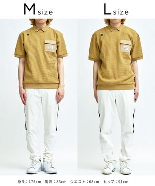 PW CIRCULUS 【MEN】ワッフルポロ 2026年モデル ゴルフ ベージュ系