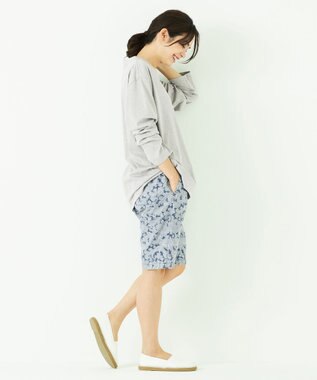 JOSEPH ABBOUD MOUNTAIN 【SPACE】OGアロハペイズリー ハーフパンツ ライトグレー系6