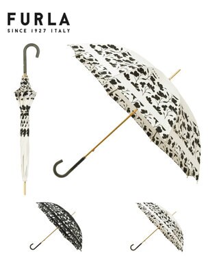 MOONBAT 【雨傘】フルラ (FURLA)  カメリア UV オフホワイト
